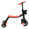 Самокат-велобег Scooter 3в1, с педалями, КРАСНЫЙ, БЕЗ УПАКОВКИ (6)