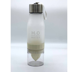 Бутылка БЕЛАЯ H2O Water Bottle 650 мл № B70 (50)