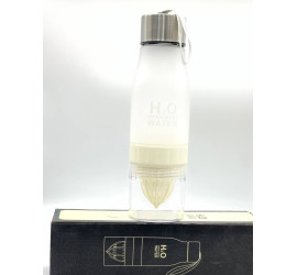 Бутылка БЕЛАЯ H2O Water Bottle 650 мл № B70 (50)
