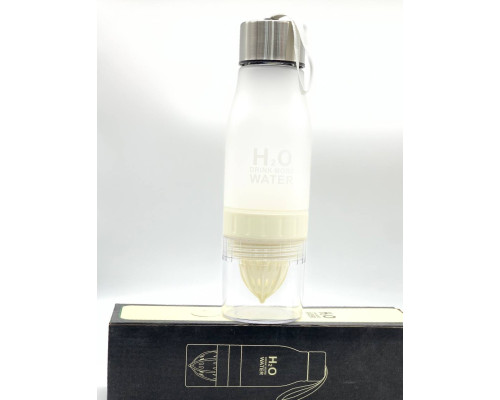 Бутылка БЕЛАЯ H2O Water Bottle 650 мл № B70 (50)