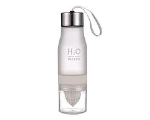 Бутылка БЕЛАЯ H2O Water Bottle 650 мл № B70 (50)