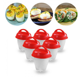 Силиконовые формочки для варки яиц без скорлупы EGG Boiler № K12-32 (100)