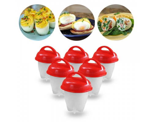 Силиконовые формочки для варки яиц без скорлупы EGG Boiler № K12-32 (100)