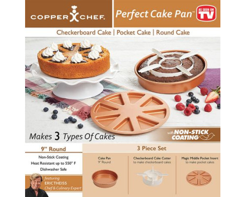 Многофункциональная форма COPPER CHEF PERFECT CAKE PAN (32)