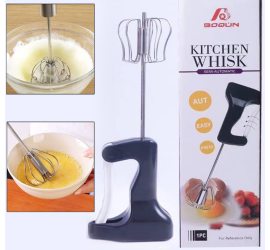 Ручной полуавтоматический венчик Kitchen whisk (48)