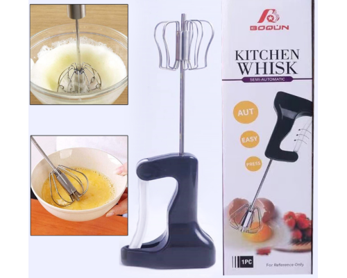 Ручной полуавтоматический венчик Kitchen whisk (48)