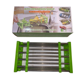 Многофункциональная складная кухонная полка Kitchen Drain Shelf Rack (30)