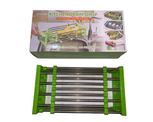 Многофункциональная складная кухонная полка Kitchen Drain Shelf Rack (30)