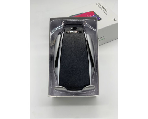Автомобильный держатель для смартфона S5 Smart Sensor с беспроводной зарядкой Wireless Car Cha (100)