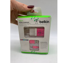 Адаптер 220V Belkin с кабелем айфон 10Watt (100)