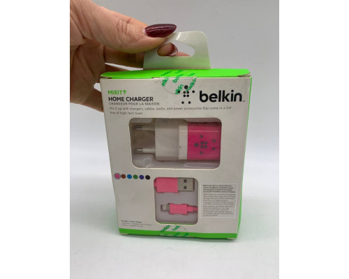 Адаптер 220V Belkin с кабелем айфон 10Watt (100)