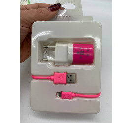 Адаптер 220V Belkin с кабелем айфон 10Watt (100)