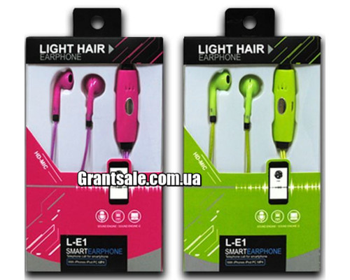 Наушники L-E1Green,Pink (200)
