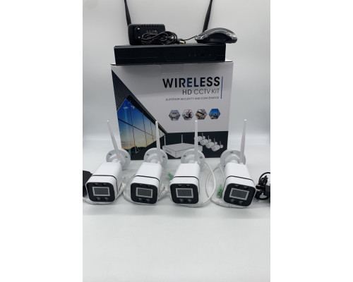 Комплект видеонаблюдения NVR KIT 601 WiFi 4CH с регистратором (4)