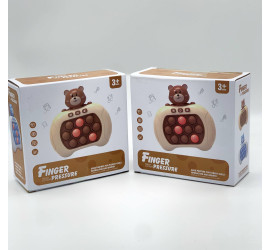 Игрушка антистресс Pop it PRO Bear Brown (120)