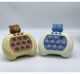 Игрушка антистресс Pop it PRO Bear Brown (120)
