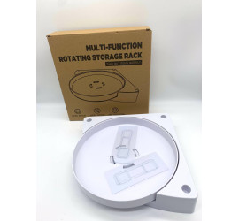 Угловая вращающаяся полка для ванной комнаты Multi Functional Rotational Tray (30)