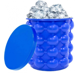 Форма для льда Ice Cube Maker Genie ведро для заморозки льда силиконовое (60)