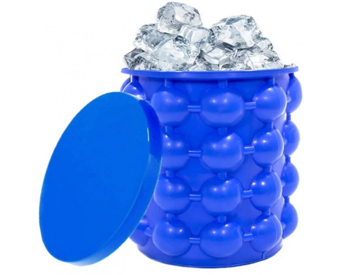 Форма для льда Ice Cube Maker Genie ведро для заморозки льда силиконовое (60)