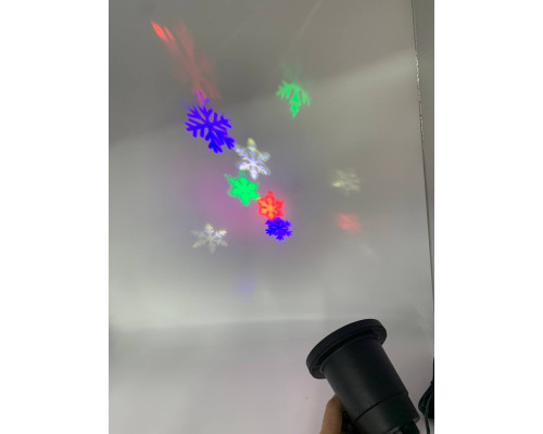 Новогодний проектор Star Shower COLOR Snowflake № WP2 (30)