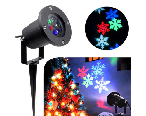 Новогодний проектор Star Shower COLOR Snowflake № WP2 (30)