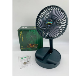 Складной портативный телескопический вентилятор Telescope Fan GREEN (40)
