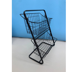 Универсальный кухонный металлический органайзер Storage Rack Model 1 BLACK (12)