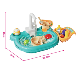 Детский игровой интерактивный набор, детская раковина с водой Dream play pool (24)