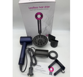 Фен стайлер для волос 5в1 Super hair dryer Fan с держателем на стену Золотой (20)