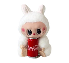 Плюшевая игрушка брелок Лабубу Coca-Cola (240)
