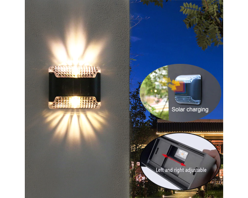 Садовый уличный фонарь на солнечной батарее 4шт. Solar Wall Light (100)
