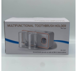 Органайзер для зубных принадлежностей с дозатором зубной пасты Tooth brush despairing (40)