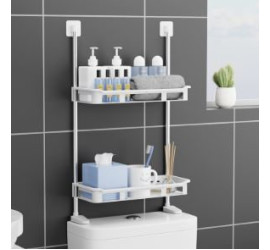 Полка туалетная для хранения 2-STOREY TOILET RACK 310x49x200 mm  (36)