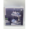 Полка туалетная для хранения 2-STOREY TOILET RACK 310x49x200 mm  (36)