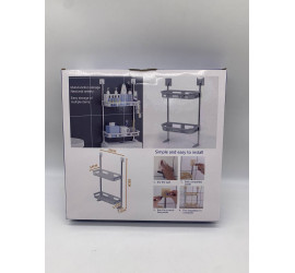 Полка туалетная для хранения 2-STOREY TOILET RACK 310x49x200 mm  (36)