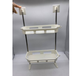 Полка туалетная для хранения 2-STOREY TOILET RACK 310x49x200 mm  (36)