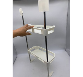 Полка туалетная для хранения 2-STOREY TOILET RACK 310x49x200 mm  (36)