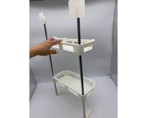Полка туалетная для хранения 2-STOREY TOILET RACK 310x49x200 mm  (36)
