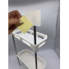 Полка туалетная для хранения 2-STOREY TOILET RACK 310x49x200 mm  (36)