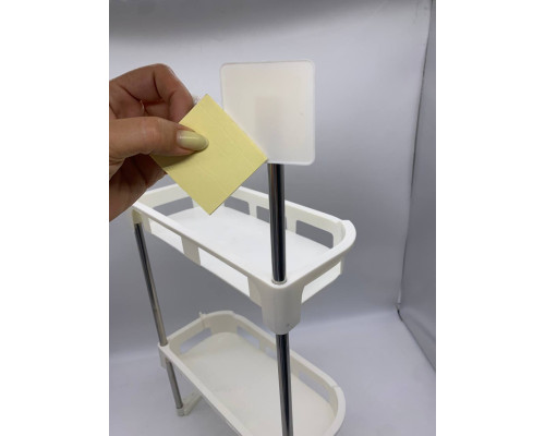 Полка туалетная для хранения 2-STOREY TOILET RACK 310x49x200 mm  (36)