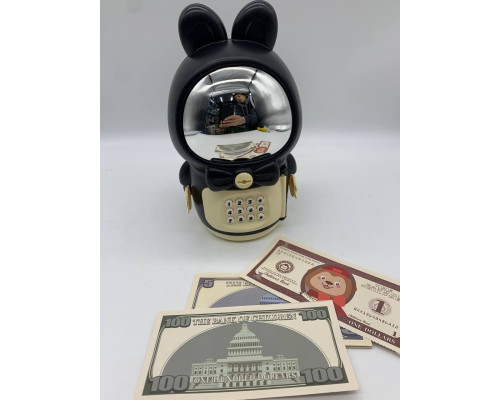 Копилка космонавт Space piggy bank BLACK (48)