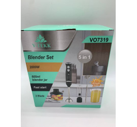 Блендер погружной 5 в 1 универсальный Blender Set Volyx VO7319 2000W BLACK (12)
