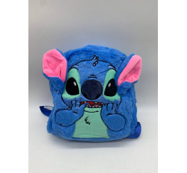 Детский мягкий рюкзак Стич Lilo Stitch с ушками BLUE (300)