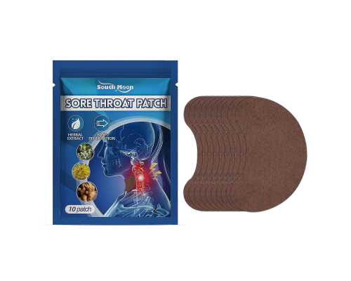 Пластырь травяной Sore Throat Patch для снятия боли в горле (1000)