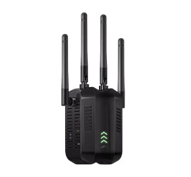Ретранслятор Wi-Fi Беспроводной усилитель, повторитель Чёрный (50)