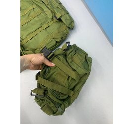 Тактический рюкзак с суммами B08 55 л (55х40х25 см) Хаки(50)
