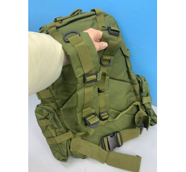 Тактический рюкзак с суммами B08 55 л (55х40х25 см) Хаки(50)