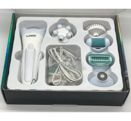 Эпилятор VGR V-733 аккумуляторный USB 6в1 Зелёный (24)