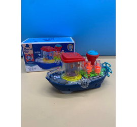 Музыкальная игрушка Кораблик с шестеренками Gear land ship YJ388-67 (96)