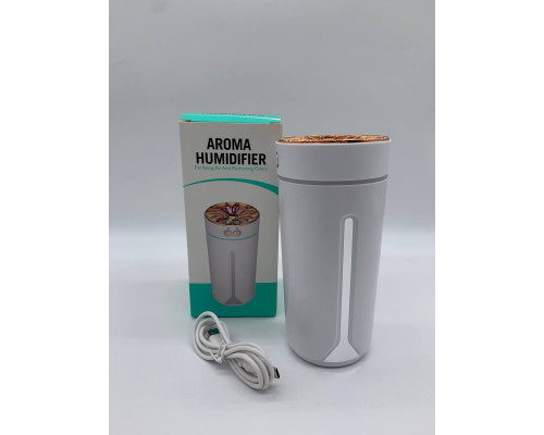 Беспроводной автомобильный увлажнитель воздуха USB Aroma WHITE (100)